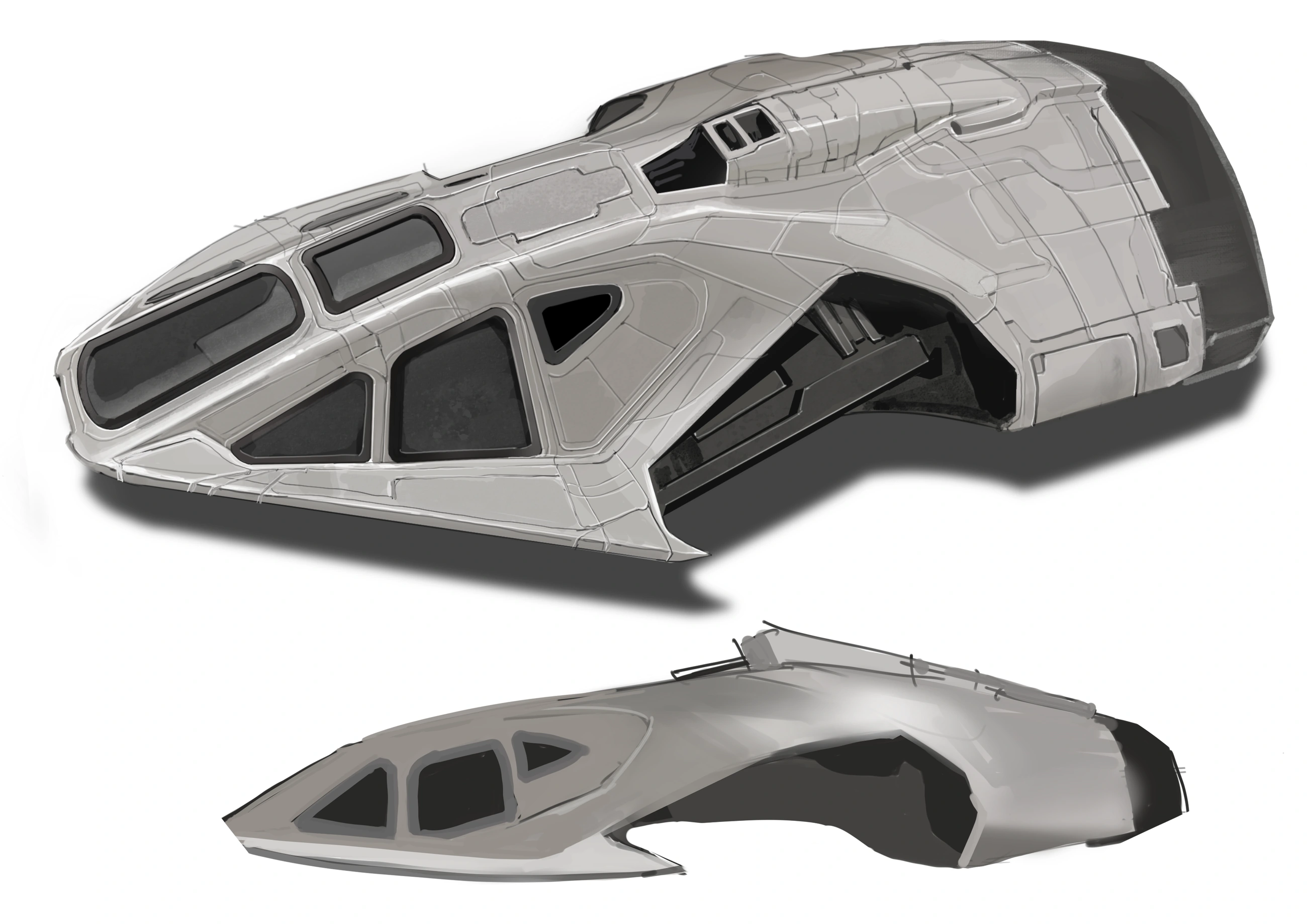 Vehicle concept for the MA graduation animation Vessel